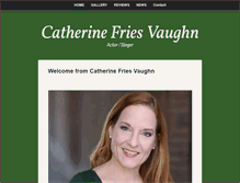 Tablet Screenshot of catherinefriesvaughn.com